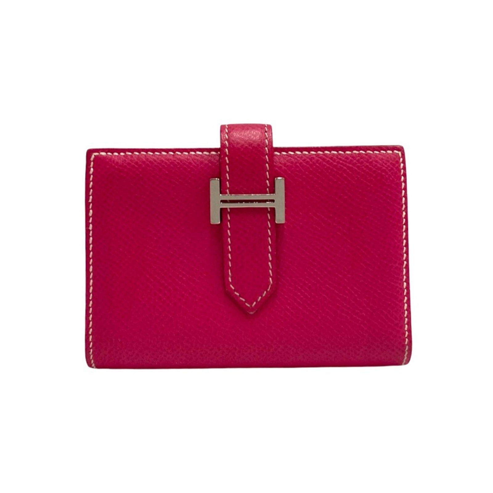 HERMES Hermes Bearn Mini Vaux Epson Leather Genuine Coin Case Purse Wallet Pink: HERMES Hermes Bearn Mini Vaux Epson Leather Genuine Coin Case Purse Wallet Pink Brand: Hermes Line: Bearn Type: Coin purse/coin case Gender: Women Material: Epsom leather Epsom leather: Color: Pink Si