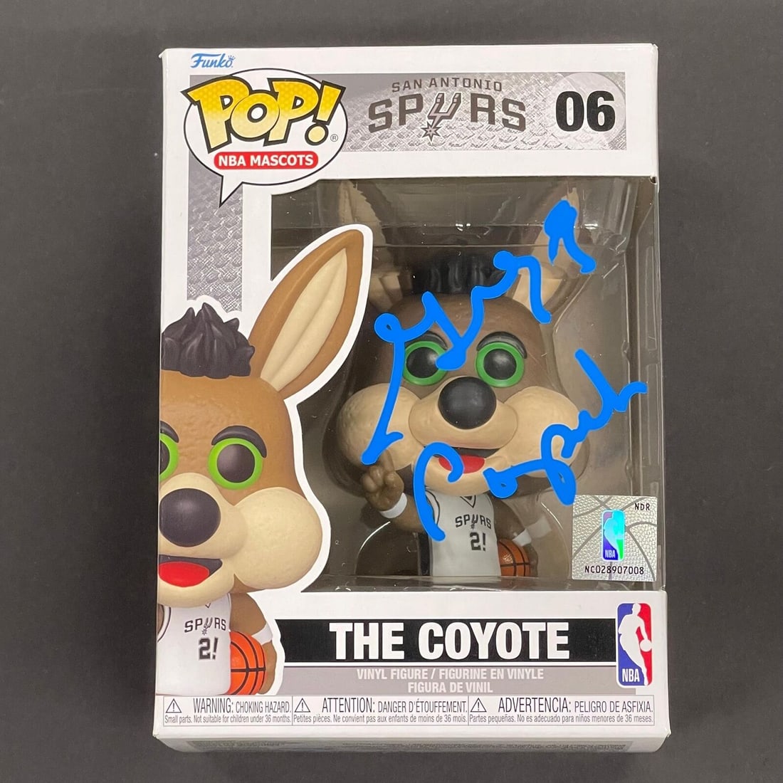 Gregg Popovich Signed The Coyote Funko Pop PSA/DNA Encapsulated San Antonio Spur: Gregg Popovich Signed The Coyote Funko Pop PSA/DNA Encapsulated San Antonio Spur Original/Reprint: Original Product: Funko Sport: Basketball Pre-Owned While the lot images are representative of the it
