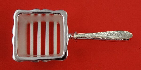 Wedgwood by International Sterling Silver Corn Butterer HH Custom Made: Wedgwood by International Sterling Silver Corn Butterer HH Custom Made Wedgwood by internationalsterling silver hollow handle with silverplated implement corn butter applicator custom made, in the pat