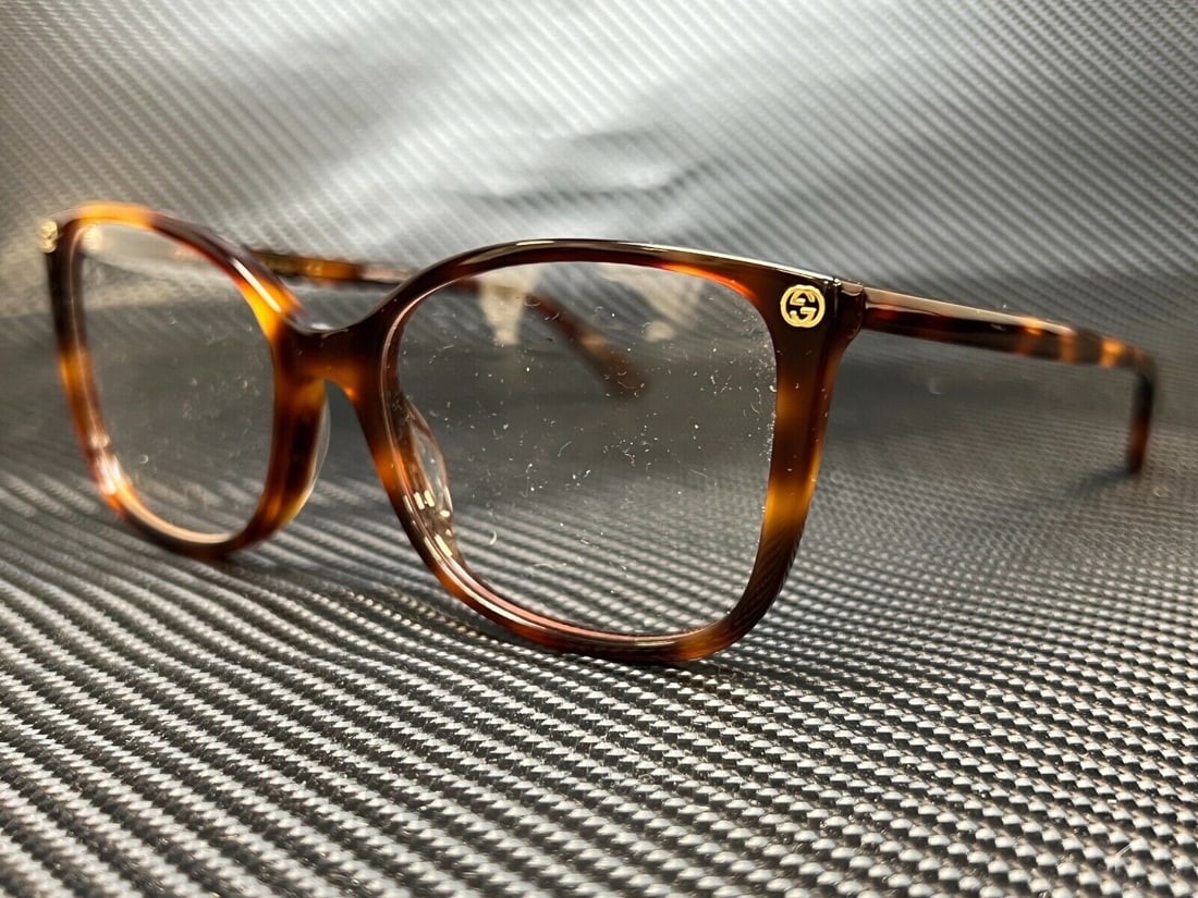 GUCCI GG0026O 002 Havana Demo Lens Womens Eyeglasses 53 mm: GUCCI GG0026O 002 Havana Demo Lens Womens Eyeglasses 53 mm Age Group: Adult Color: Brown Vertical: 44 mm Frame Color: Brown Type: Eyeglasses Frame Material: Plastic Style: Cat Eye Features: Full Rim L