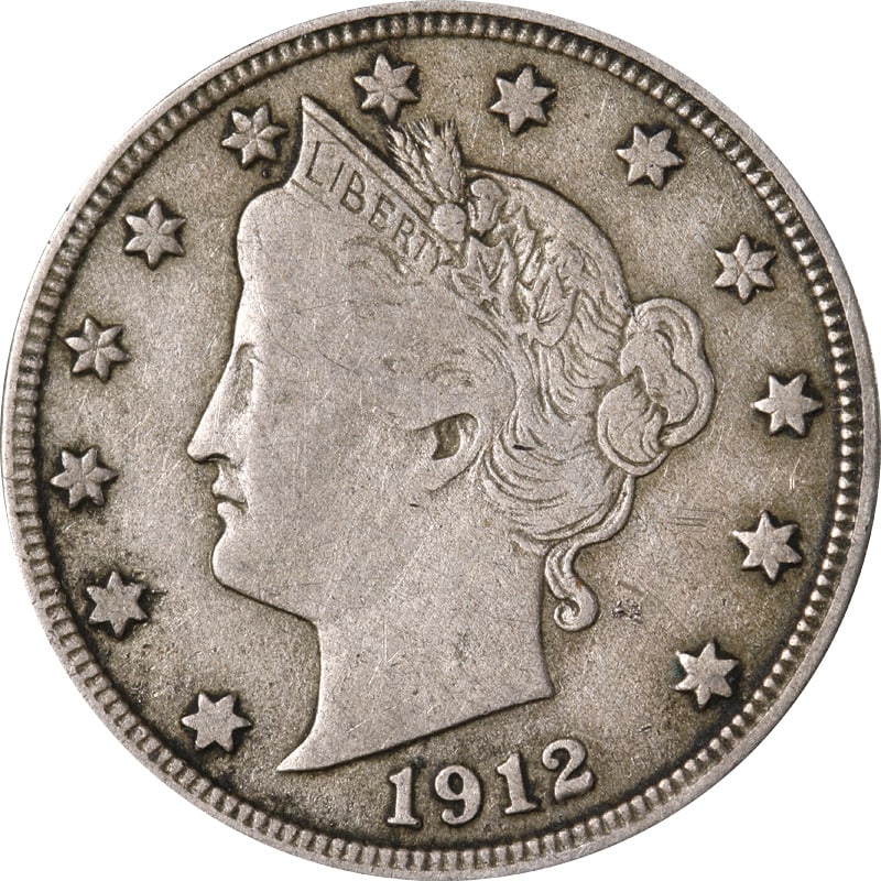 1912-D Liberty V Nickel: 1912-D Liberty V Nickel Certification: Uncertified Circulated/Uncirculated: Circulated Mint Location: Denver Composition: Nickel Year: 1912 Pre-Owned The MYNT Guarantee: All items in this auction are 
