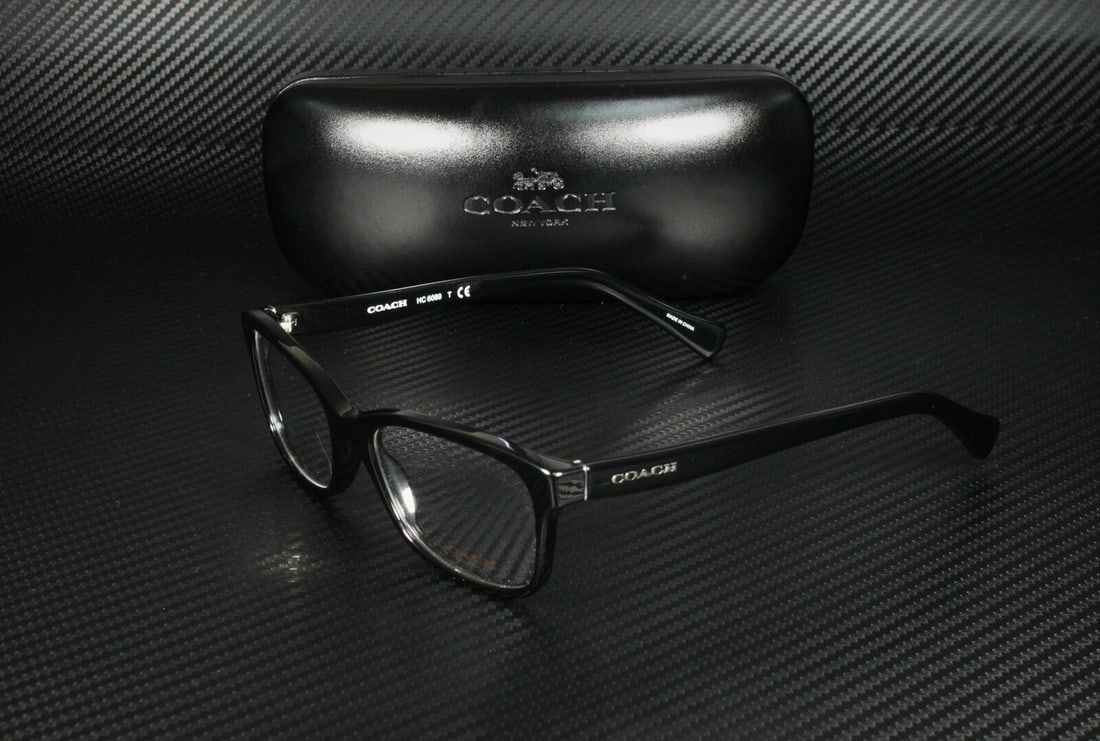 Coach eyeglasses hc6142 5002 black hotsell 51 mm