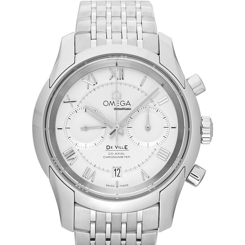 Omega De Ville Co-Axial: Omega De Ville Co-Axial Brand: Omega Model: De Ville Co-Axial Dealer product code: 12852A Movement: Automatic Case material: Steel Bracelet material: Steel Year of production: Unknown Condition: New(U