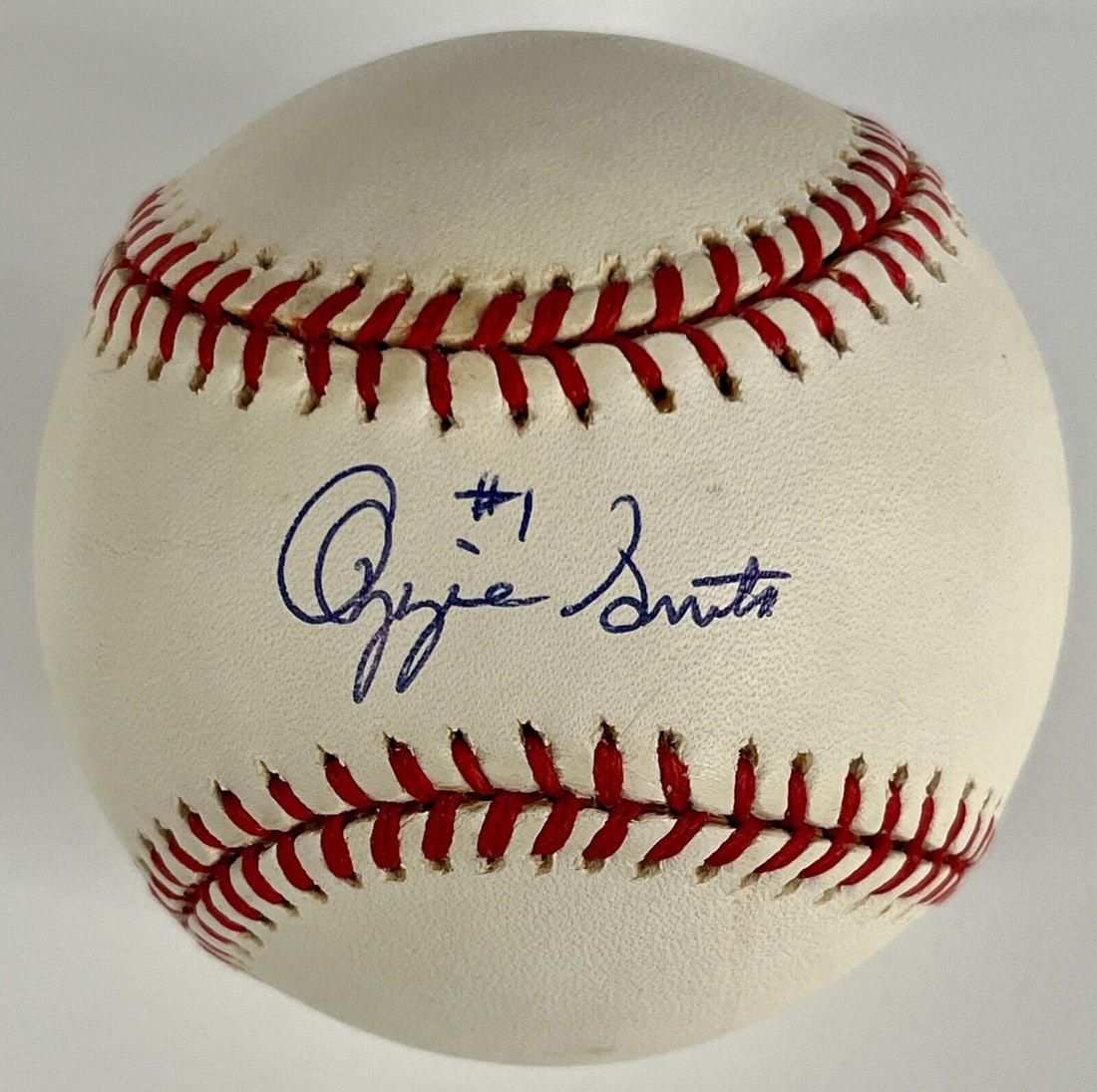Ozzie Smith Signed Baseball Rawlings Coleman NL (JSA QQ44038): Ozzie Smith Signed Baseball Rawlings Coleman NL (JSA QQ44038) Player: Ozzie Smith Sport: Baseball Autograph Authentication: James Spence Authentication (JSA) Original/Reprint: Original Product: Ball T