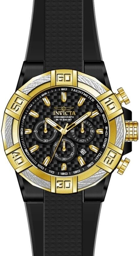 Invicta Bolt 52mm Men's Black Silver Inserts Stainless Steel Watch 30042 NEW: Invicta Bolt 52mm Men's Black Silver Inserts Stainless Steel Watch 30042 NEW Brand: Invicta Department: Men Type: Wristwatch Movement: Quartz Band Color: Gray Customized: No Dial Color: gunmetal Model