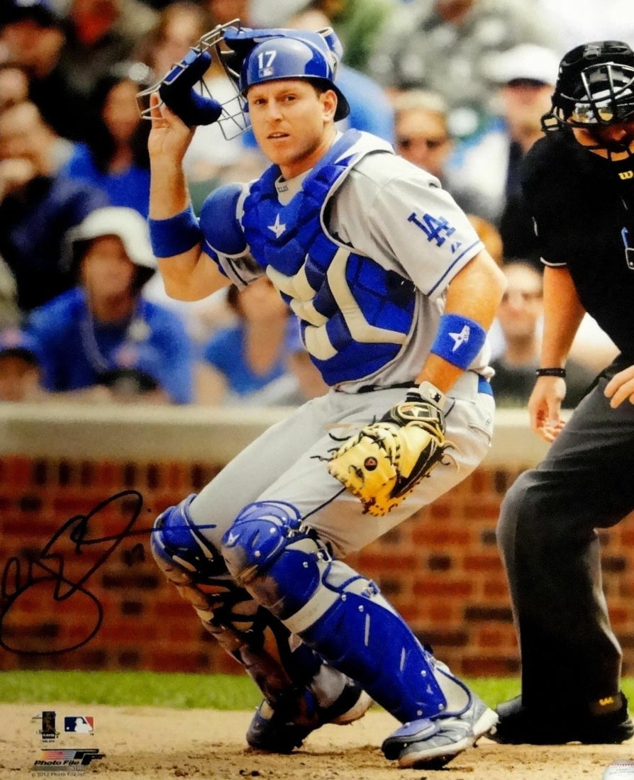 AJ Ellis Hand Signed Autographed 16x20 Photo LA Dodgers Hand On Mask COA: AJ Ellis Hand Signed Autographed 16x20 Photo LA Dodgers Hand On Mask COA Sport: Baseball Product: Photo Original/Reprint: Original Player: AJ Ellis Team: Los Angeles Dodgers Pre-Owned While the lot im