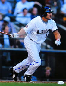 Johnny Damon Signed Autographed 11X14 Photo WBC Team USA Red Sox JSA F47193 (1 of 2)