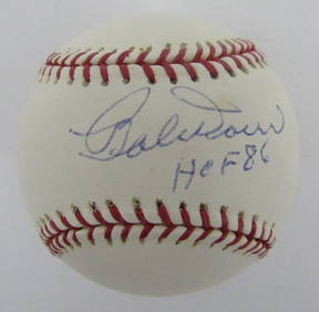 Bobby Doerr Red Sox Signed/Inscribed "HOF 86" Rawlings OML Baseball JSA 140724 (1 of 3)
