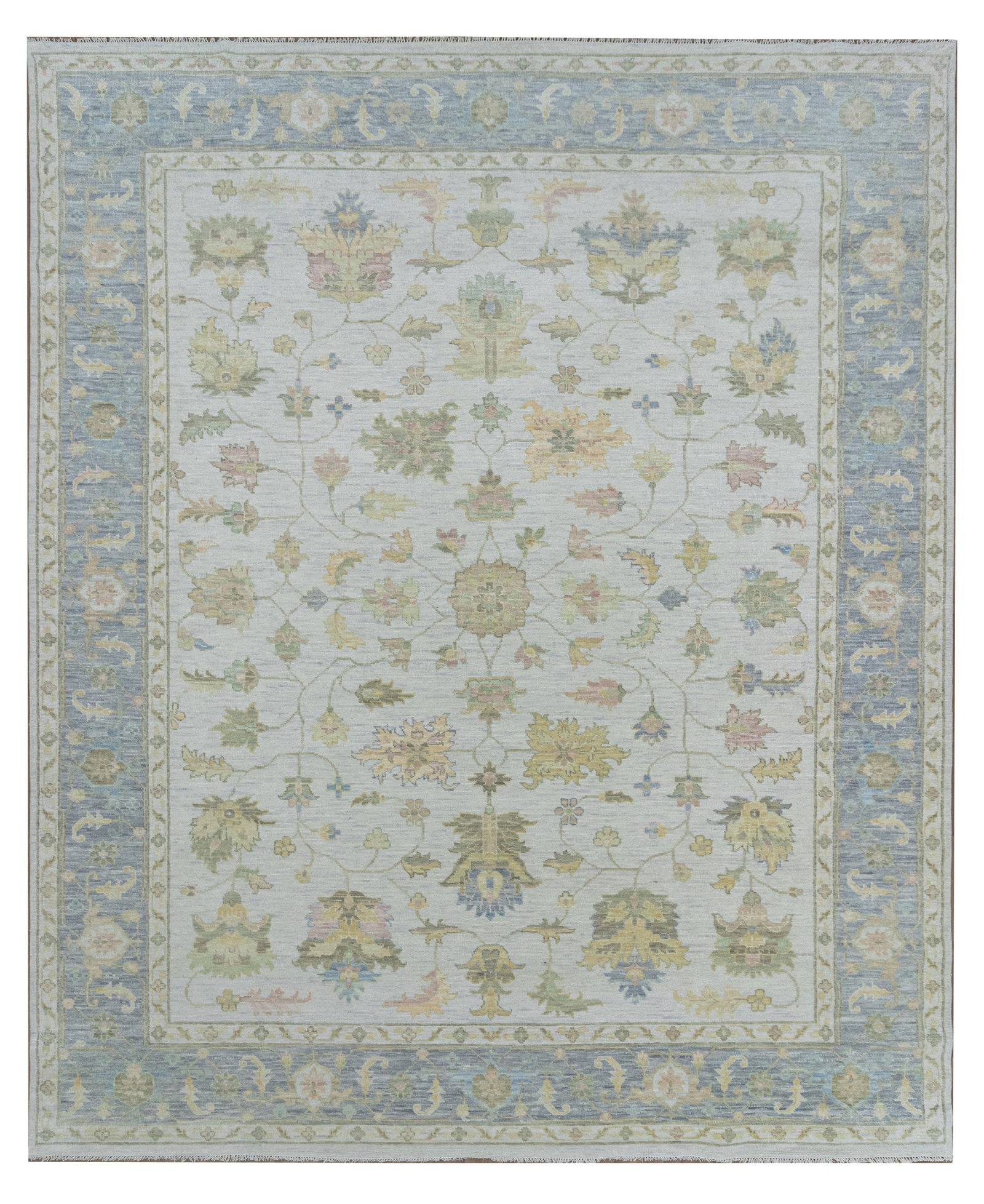 12 x 15 Quality Natural Wool Handmade Beautiful New Oushak Rug: 12 x 15 Quality Natural Wool Handmade Beautiful New Oushak Rug Free continental US Shipping Size in Feet: Width: 12.2 x Length: 14.9 Size in Inches: Width: 146 in x Length: 177 in Rug Type: Area Rug C