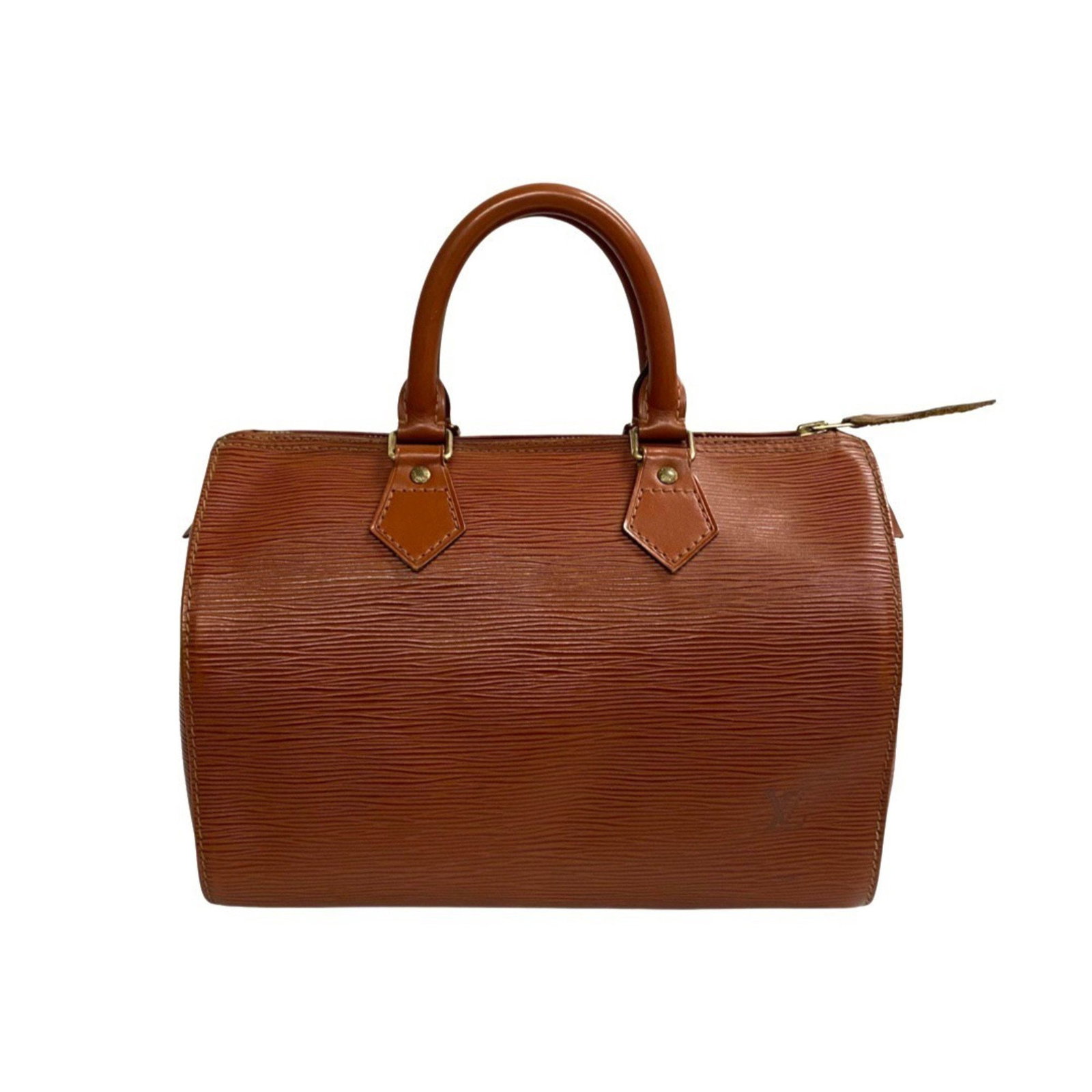 LOUIS VUITTON Speedy 25 Epi Leather Genuine Handbag Mini Boston Bag Kenya Brown: LOUIS VUITTON Speedy 25 Epi Leather Genuine Handbag Mini Boston Bag Kenya Brown Brand: Louis Vuitton Type: Boston bag Handbag Material: Leather Leather: Color: Brown Kenyan brown Gender: Women Size (H