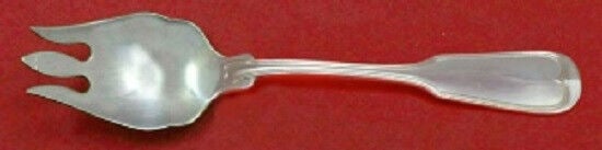 Fiddle Thread by Frank Smith Sterling Silver Ice Cream Spork Custom Made: Fiddle Thread by Frank Smith Sterling Silver Ice Cream Spork Custom Made Fiddle thread by frank smith sterling silver flat handle all sterling ice cream spork 5 3/4" custom made in the pattern fiddle