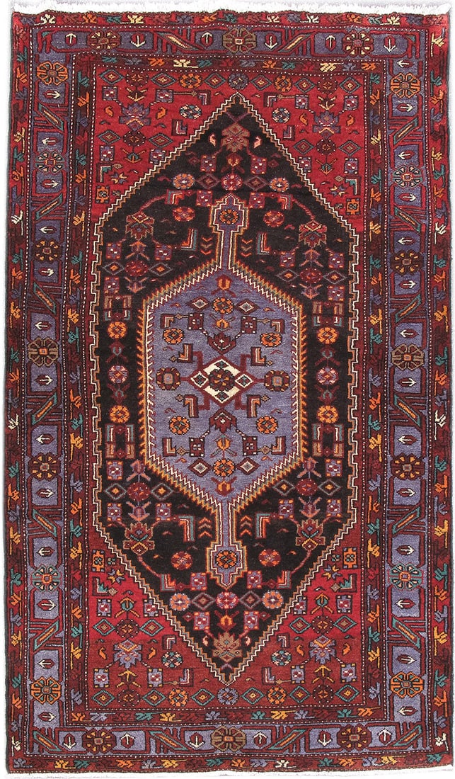 4 x 8 Red Persian Zanjan Rug: 4 x 8 Red Persian Zanjan Rug Free continental US Shipping Size in Feet: Width: 4.5 x Length: 7.7 Size in Inches: Width: 53 in x Length: 91 in Rug Type: Area Rug Colors: Red Weave: Hand-knotted Pattern