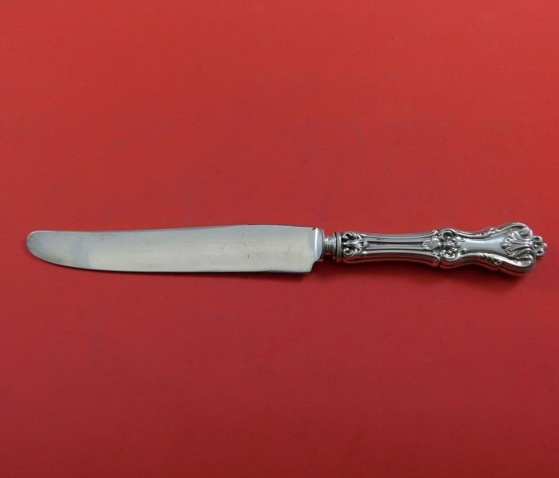 Federal Cotillion by Frank Smith Sterling Silver Regular Knife with Beveled Edge: Federal Cotillion by Frank Smith Sterling Silver Regular Knife with Beveled Edge Federal cotillion by frank smithsterling silver hollow handle with stainless beveled edge blade regular knife 8 3/4" in