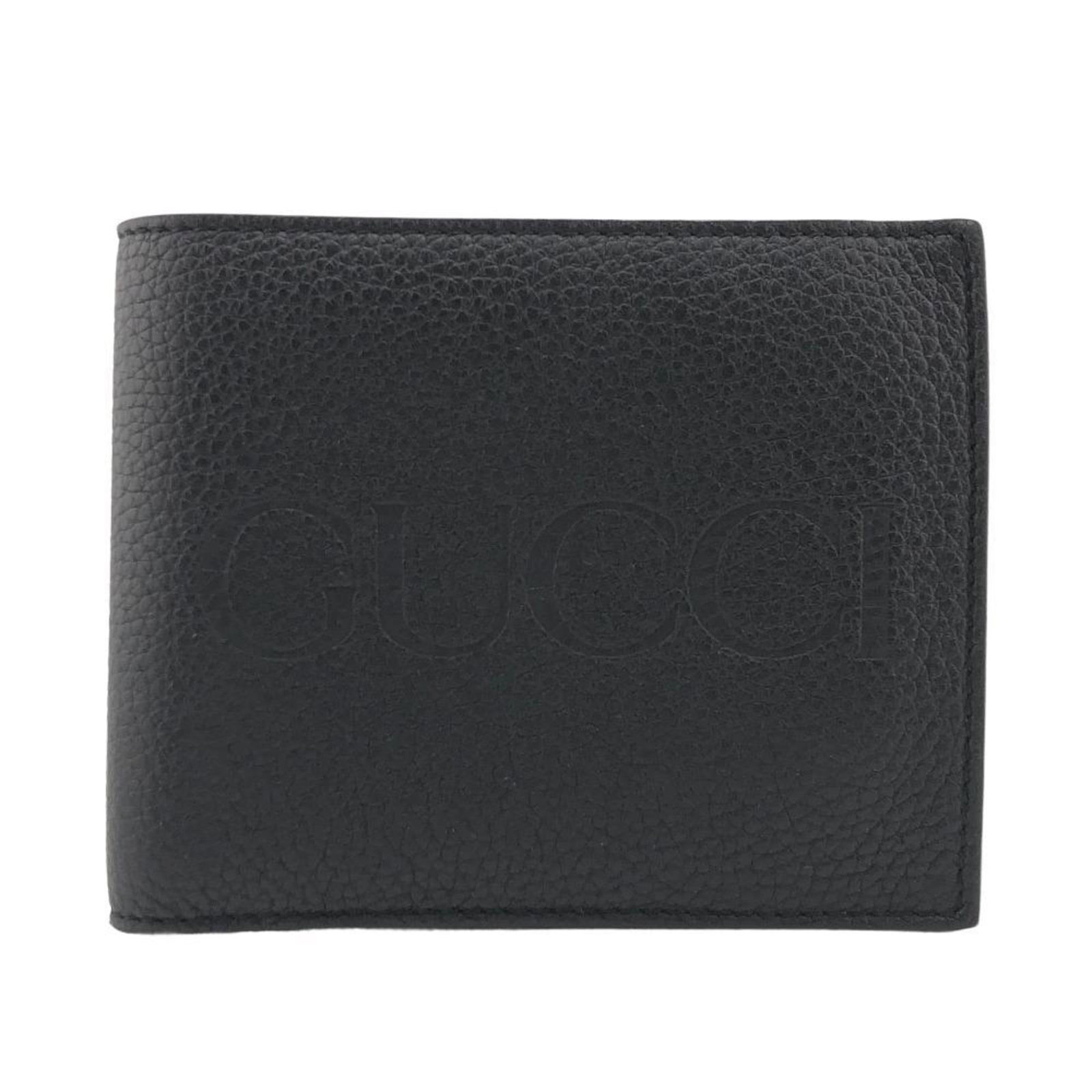 GUCCI 658681 Coin Wallet Logo Bifold Black Men's: GUCCI 658681 Coin Wallet Logo Bifold Black Men's Brand: Gucci Type: Wallet (bi-fold) Gender: Men Material: Leather Leather: Color: Black Size (HxWxD): 9.5cm x 11.5cm / 3.74 x 4.52 Condition: Used (goo