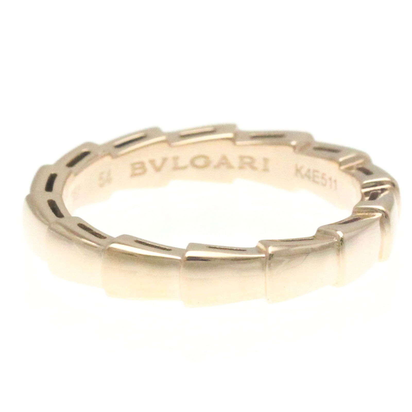 Bvlgari Serpenti Viper Ring Pink Gold (18K) Fashion No Stone Band Ring Pink Gold: Bvlgari Serpenti Viper Ring Pink Gold (18K) Fashion No Stone Band Ring Pink Gold Brand: Bvlgari Model: Serpenti Viper Ring Country of Origin: Italy Type: Band ring Style: Fashion Gender: Men Women Col