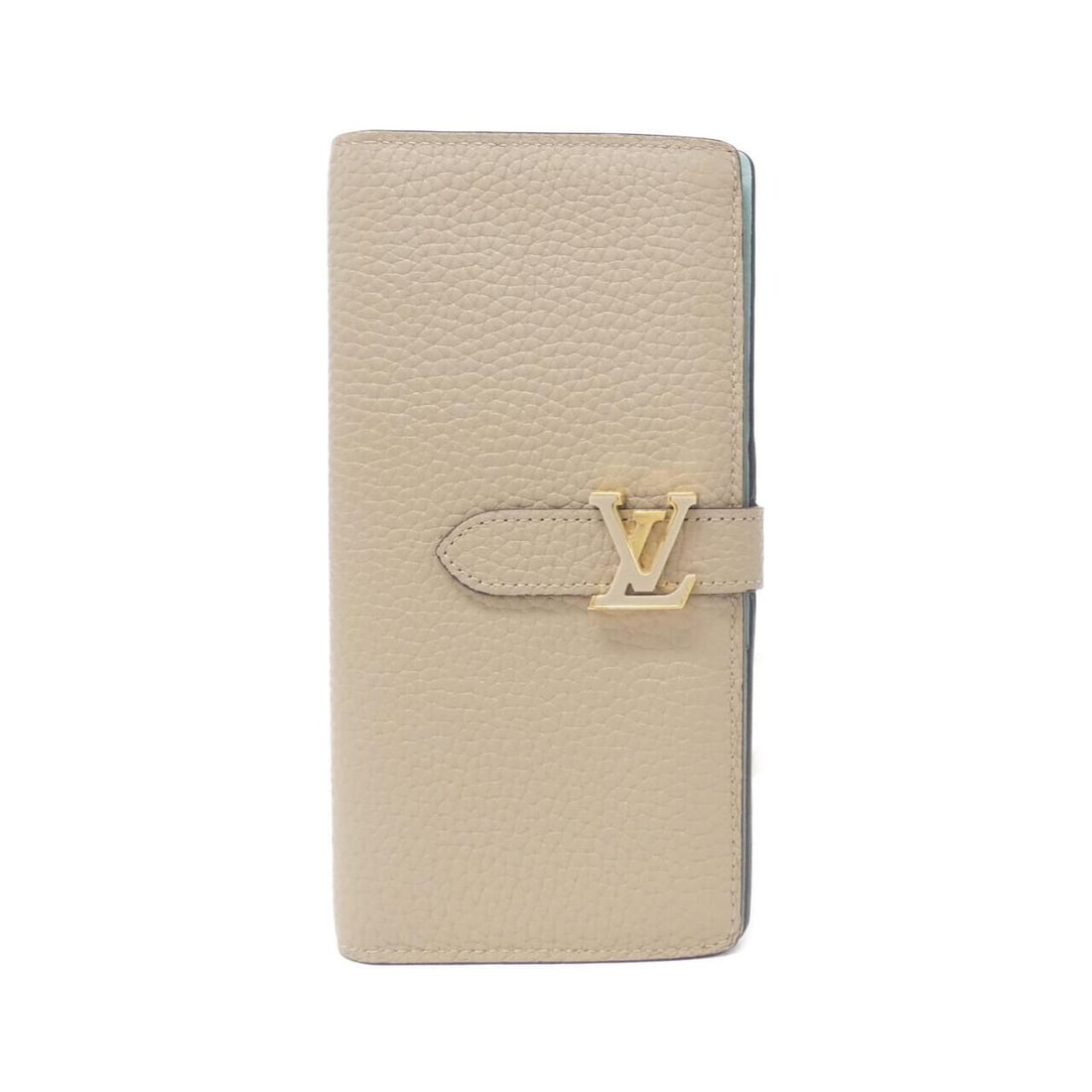 LOUIS VUITTON Taurillon LV Vertical Wallet M81367 Wallet: LOUIS VUITTON Taurillon LV Vertical Wallet M81367 Wallet Style: Wallet Color: GALET GOLD (Hardware) Material: Calf Gender: Ladies" Size: WxHxD: 10cmx19cmx2cm Type: Wallet AB: Very Good The Mynt Guaran