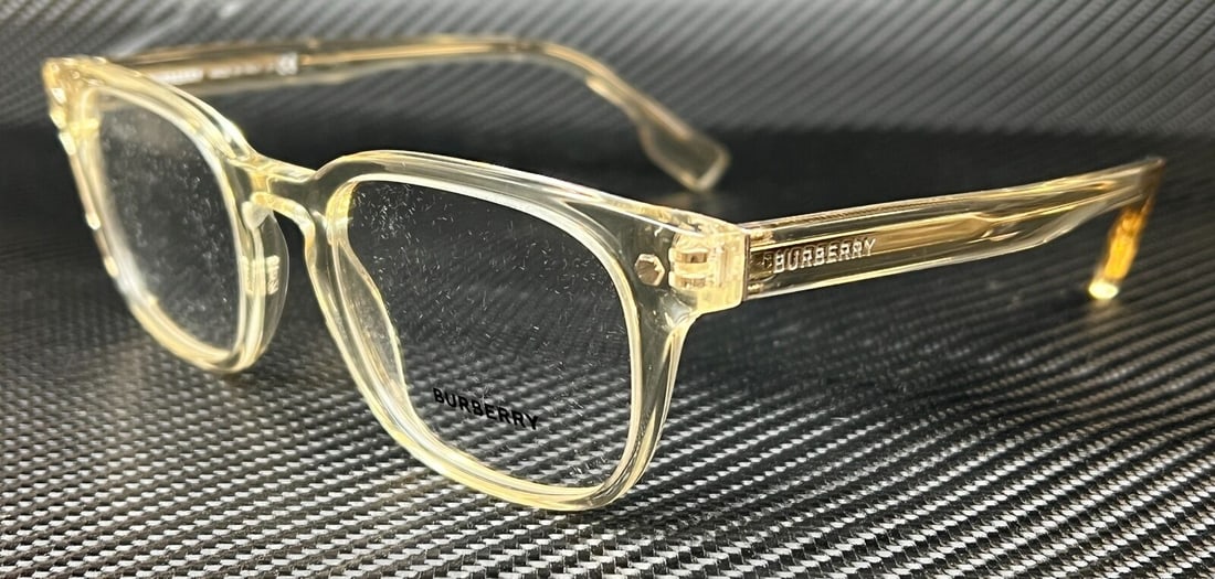 BURBERRY BE2335 3852 Yellow Square Mens 51 mm Eyeglasses: BURBERRY BE2335 3852 Yellow Square Mens 51 mm Eyeglasses Frame Color: Yellow Type: Eyeglasses Style: Square New The Mynt Guarantee: All items in this auction are guaranteed to be 100% authentic. At Yo