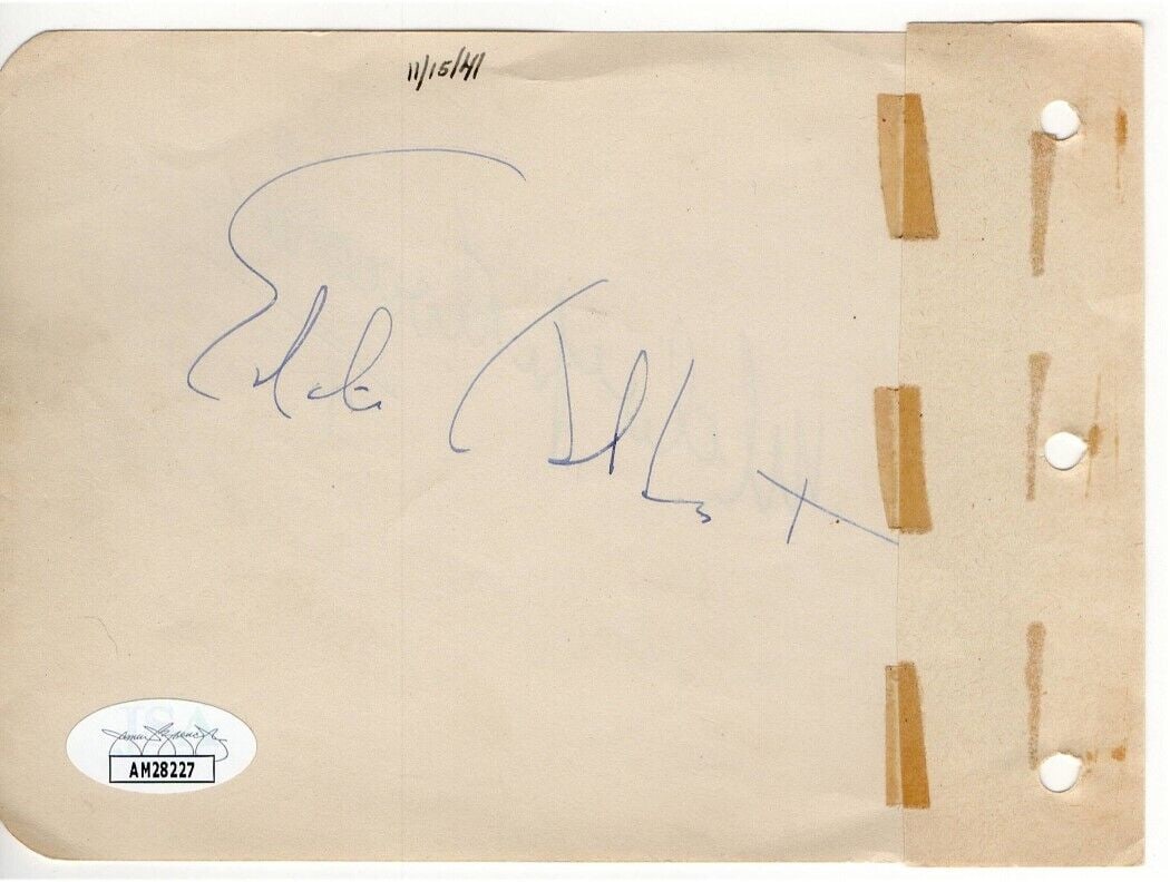 Eddie Albert Signed Autographed Cut Signature Green Acres Switch JSA: Eddie Albert Signed Autographed Cut Signature Green Acres Switch JSA Object Type: Cards & Paper Industry: Television Original/Reproduction: Original Autograph Authentication: James Spence (JSA) Pre-Ow