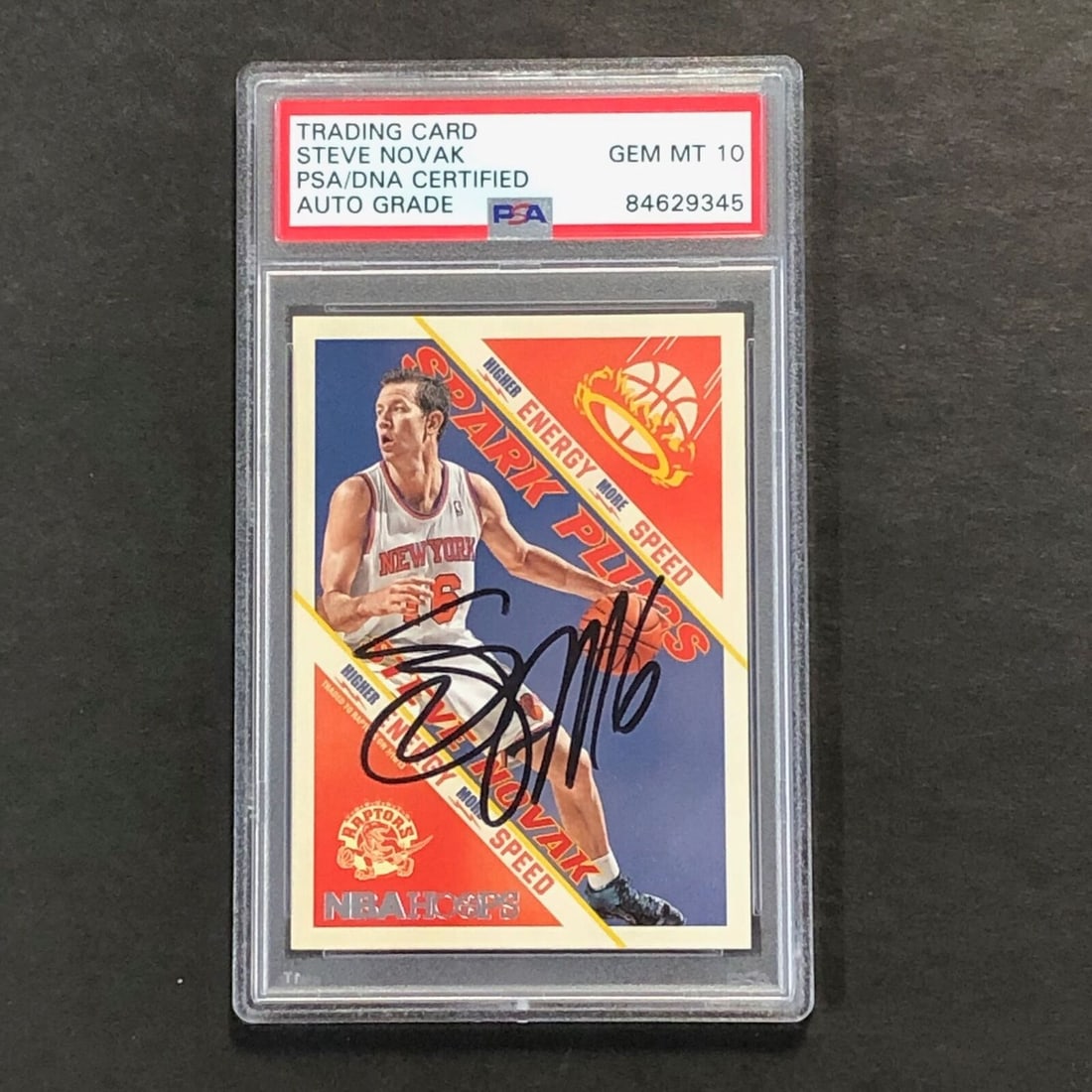 2013-14 NBA Hoops Spark Plugs #9 Steve Novak Signed Card AUTO 10 PSA Slabbed Rap: 2013-14 NBA Hoops Spark Plugs #9 Steve Novak Signed Card AUTO 10 PSA Slabbed Rap Original/Reprint: Original Sport: Basketball-NBA Pre-Owned While the lot images are representative of the item, the siz