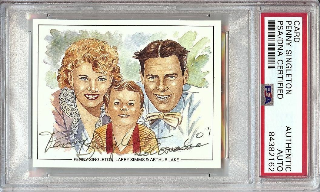 Penny Singleton Signed Autographed Trading Card Blondie PSA: Penny Singleton Signed Autographed Trading Card Blondie PSA Object Type: Trading Card Industry: Television Original/Reproduction: Original Autograph Authentication: Professional Sports (PSA/DNA) Pre-O