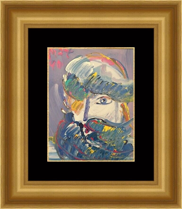 Peter Max - Face - Newly Custom Framed Print: Peter Max - Face - Newly Custom Framed Print Features: Framed Matted Region Of Origin: usa Item Width: 17 in Title: Face Production Technique: Lithography Item Length: 17 in Item Height: 20 in Subject