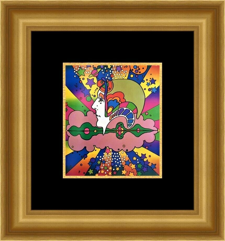 Peter Max - Different Drummer Newly Custom Framed Print: Peter Max - Different Drummer Newly Custom Framed Print Features: Framed Matted Region Of Origin: usa Item Width: 18 in Title: Different Drummer Production Technique: Lithography Item Length: 18 in It