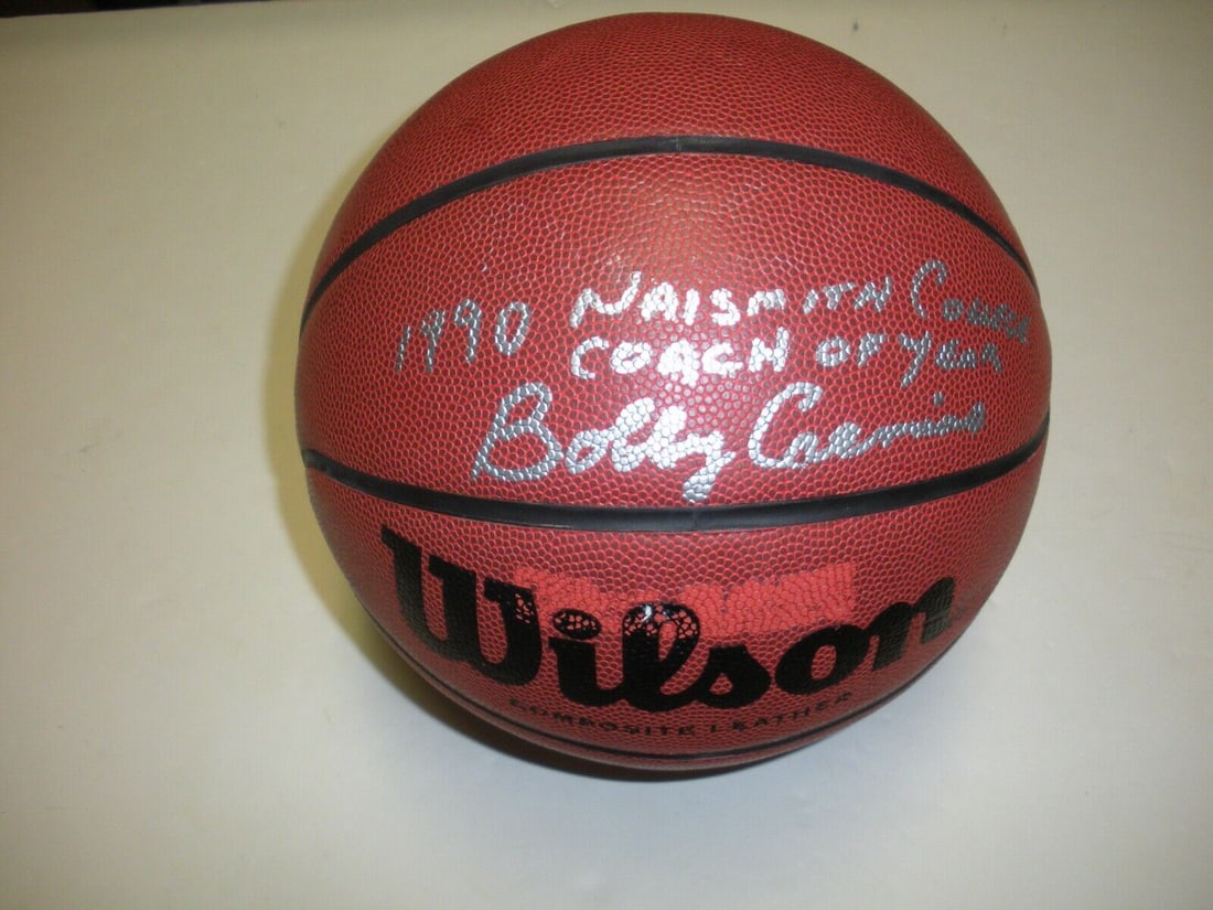 BOBBY CREMINS GEORGIA TECH YELLOWJACKETS 90 NAISMITH W/COA SIGNED BASKETBALL: BOBBY CREMINS GEORGIA TECH YELLOWJACKETS 90 NAISMITH W/COA SIGNED BASKETBALL Product: Ball Autograph Type: Authentic Original Sport: Basketball-NBA Original/Reprint: Original Pre-Owned The MYNT Guaran