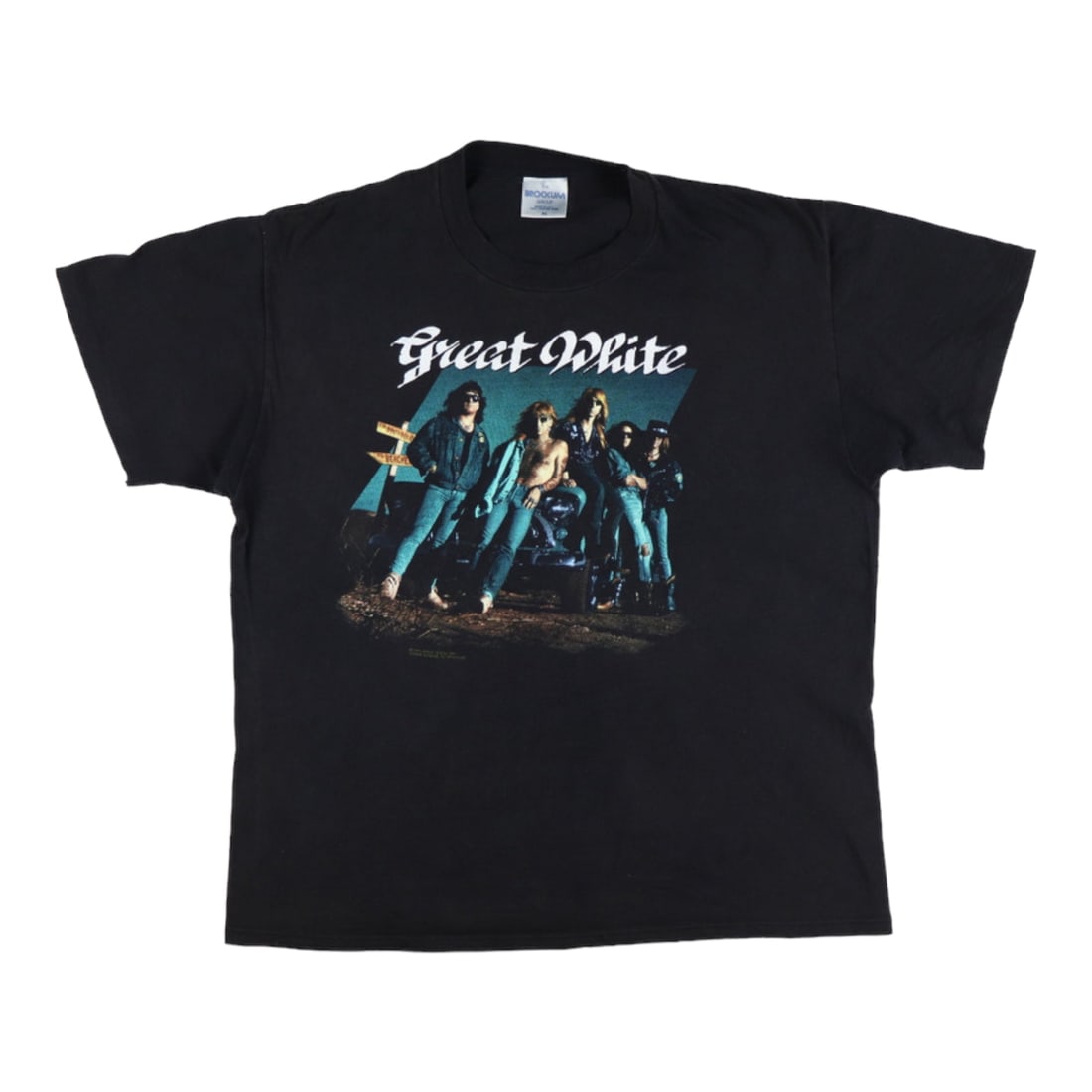 1991 Great White Tour Shirt: 1991 Great White Tour Shirt Original 1991 Great White Tour Shirt. This is a true vintage shirt, not a modern reproduction. Sizes vary so please use measurements for best idea on fit. Front and back gr