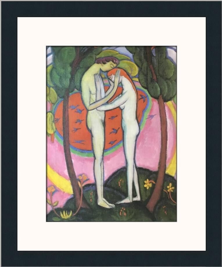 William Zorach Spring in Central Park Custom Framed Print: William Zorach Spring in Central Park Custom Framed Print Unit Of Sale: Single-Piece Work Artist: William Zorach Size: Medium (up to 36in.) Item Length: 15 in Region Of Origin: United States Framing: 