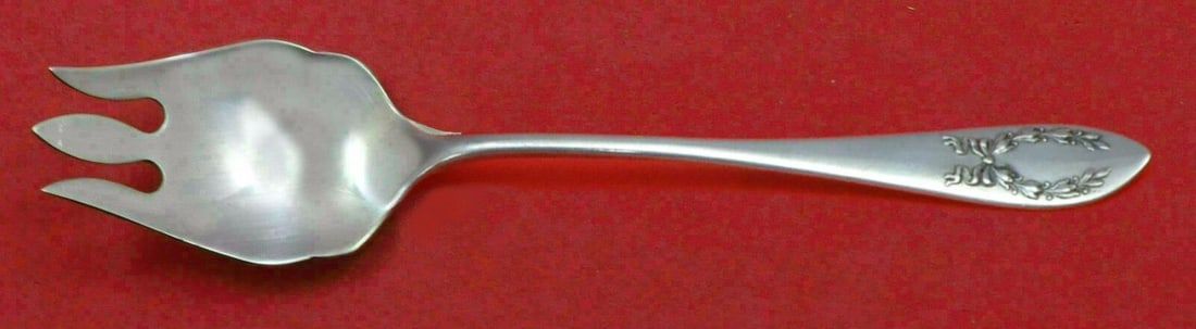 Laurel by Frank Smith Sterling Silver Cake Ice Cream Spork Custom Made 5 3/4": Laurel by Frank Smith Sterling Silver Cake Ice Cream Spork Custom Made 5 3/4" Laurel by frank smithsterling silver cake and ice cream spoon/fork spork custom made 5 3/4" in the pattern laurel by frank