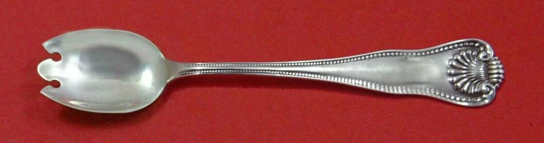 Newport Shell by Frank Smith Sterling Silver Ice Cream Dessert Fork Custom Made: Newport Shell by Frank Smith Sterling Silver Ice Cream Dessert Fork Custom Made Newport shell by frank smithsterling silver ice cream / dessert fork, 5 3/4" custom made in the pattern newport shell by