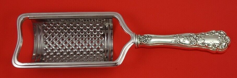 Buttercup By Gorham Sterling Silver Cheese Grater Curved Custom Made: Buttercup By Gorham Sterling Silver Cheese Grater Curved Custom Made Buttercup by gorhamsterling silver hollow handle with stainless implement curved cheese grater 8 1/2" custom made, in the pattern b