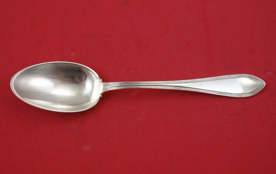 Pilgrim by Frank Smith Sterling Silver Place Soup Spoon 7": Pilgrim by Frank Smith Sterling Silver Place Soup Spoon 7" Pilgrim by frank smithsterling silver place soup spoon, 7" in the pattern pilgrim by frank smith. It is not monogrammed and is in excellent c