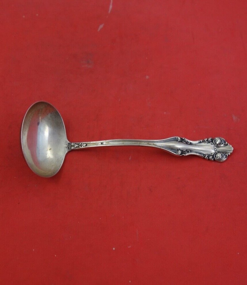 George VI aka Richfield by Frank Smith Sterling Silver Sauce Ladle 5": George VI aka Richfield by Frank Smith Sterling Silver Sauce Ladle 5" George vi aka richfield by frank smithsterling silver sauce ladle 5", in the pattern george vi aka richfield by frank smith. It is