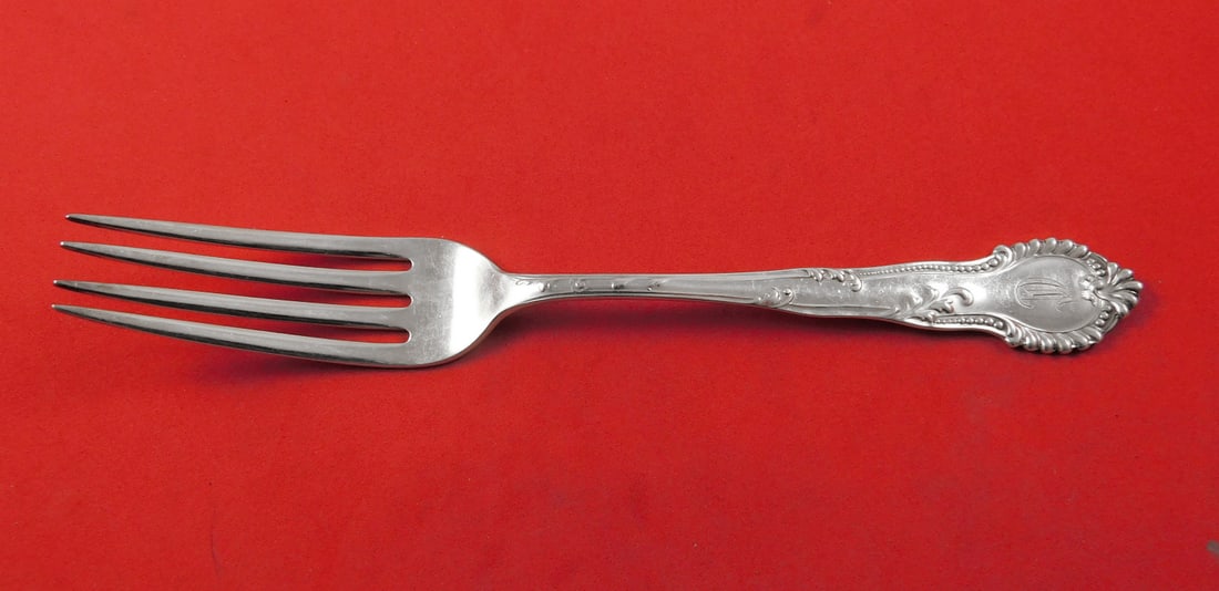 Frank Smith Sterling Silver Regular Fork 7 1/8": Frank Smith Sterling Silver Regular Fork 7 1/8" Frank smithfrank smith sterling silver regular fork, 7 1/8". It is monogrammed (monos vary) and is in excellent condition. Pre-Owned PLEASE NOTE: LOCAL