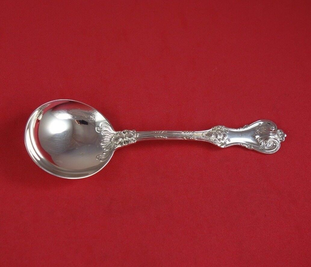 Federal Cotillion by Frank Smith Sterling Silver Cream Soup Spoon 5 3/4": Federal Cotillion by Frank Smith Sterling Silver Cream Soup Spoon 5 3/4" Federal cotillion by frank smithsterling silver cream soup spoon 5 3/4" in the pattern federal cotillion by frank smith. It is