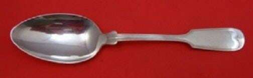 Fiddle Thread By Frank Smith Sterling Silver Serving Spoon 8": Fiddle Thread By Frank Smith Sterling Silver Serving Spoon 8" Fiddle thread by frank smith sterling silver serving spoon 8" in the pattern fiddle thread by frank smith. It is not monogrammed and is in