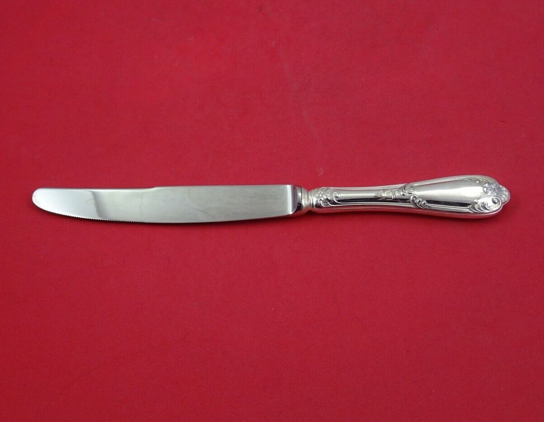 Verona by Fortunoff / Buccellati-Italy Sterling Silver Dinner Knife 9 7/8": Verona by Fortunoff / Buccellati-Italy Sterling Silver Dinner Knife 9 7/8" Verona by fortunoff / buccellati-italysterling silver dinner knife 9 7/8" in the pattern verona by fortunoff / buccellati-ita