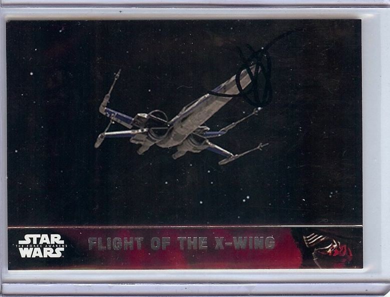 J.J. Abrams Signed Autographed Trading Card Star Wars: Force Awakens #61: J.J. Abrams Signed Autographed Trading Card Star Wars: Force Awakens #61 Industry: Movies Original/Reproduction: Original Autograph Authentication: Global Authentics Pre-Owned While the lot images are