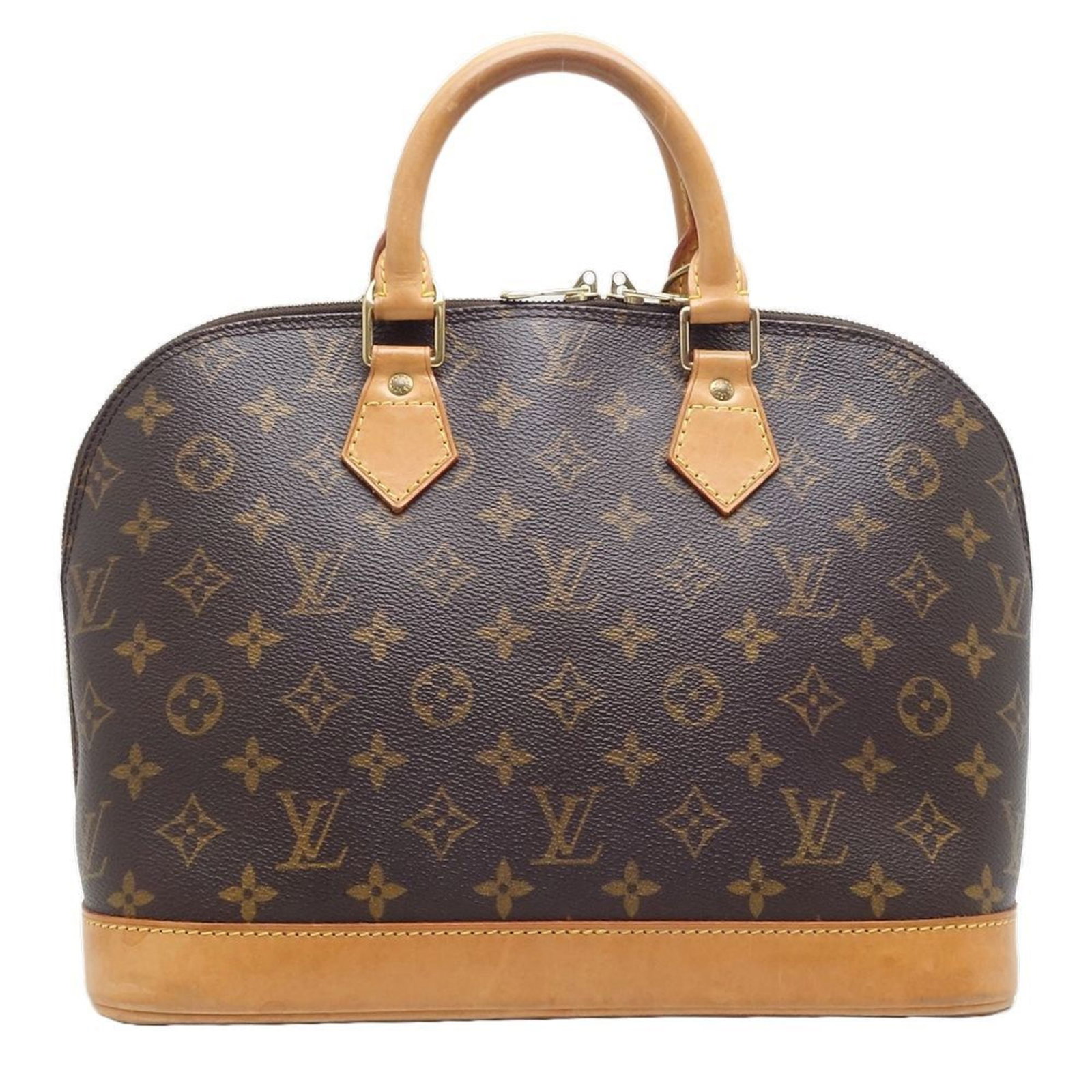 LOUIS VUITTON Monogram Alma M51130 Handbag Brown 450230: LOUIS VUITTON Monogram Alma M51130 Handbag Brown 450230 Brand: Louis Vuitton Type: Handbag Material: Canvas Canvas: Color: Brown Gender: Women Size (HxWxD): 24cm x 32cm x 17cm / 9.44 x 12.59 x 6.69 Co