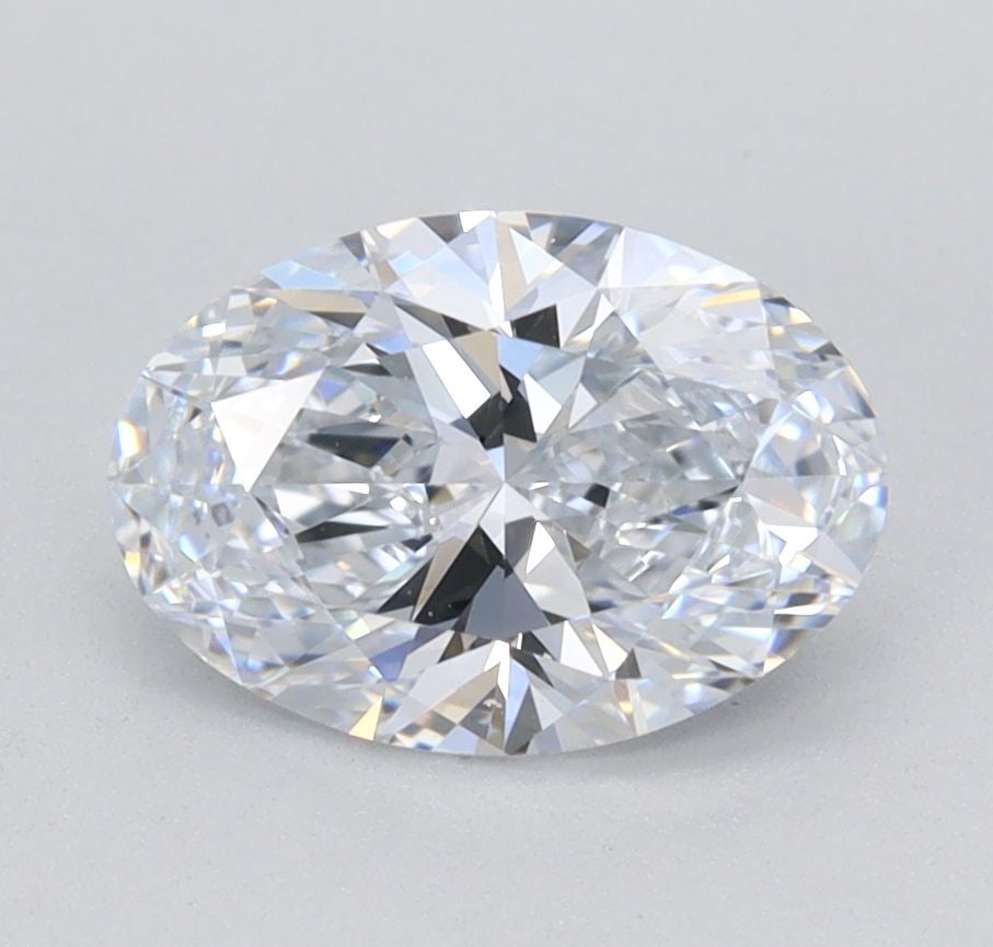 Ideal Loose Diamond - Oval 1.07ct F VVS2: Ideal Loose Diamond - Oval 1.07ct F VVS2 Ideal Cut: Yes Source: This is a real non-mined Diamond that has been grown in a lab Shape: Oval Carats: 1.07 Color: F Clarity: VVS2 Ratio: 1.4366 Polish: EX C