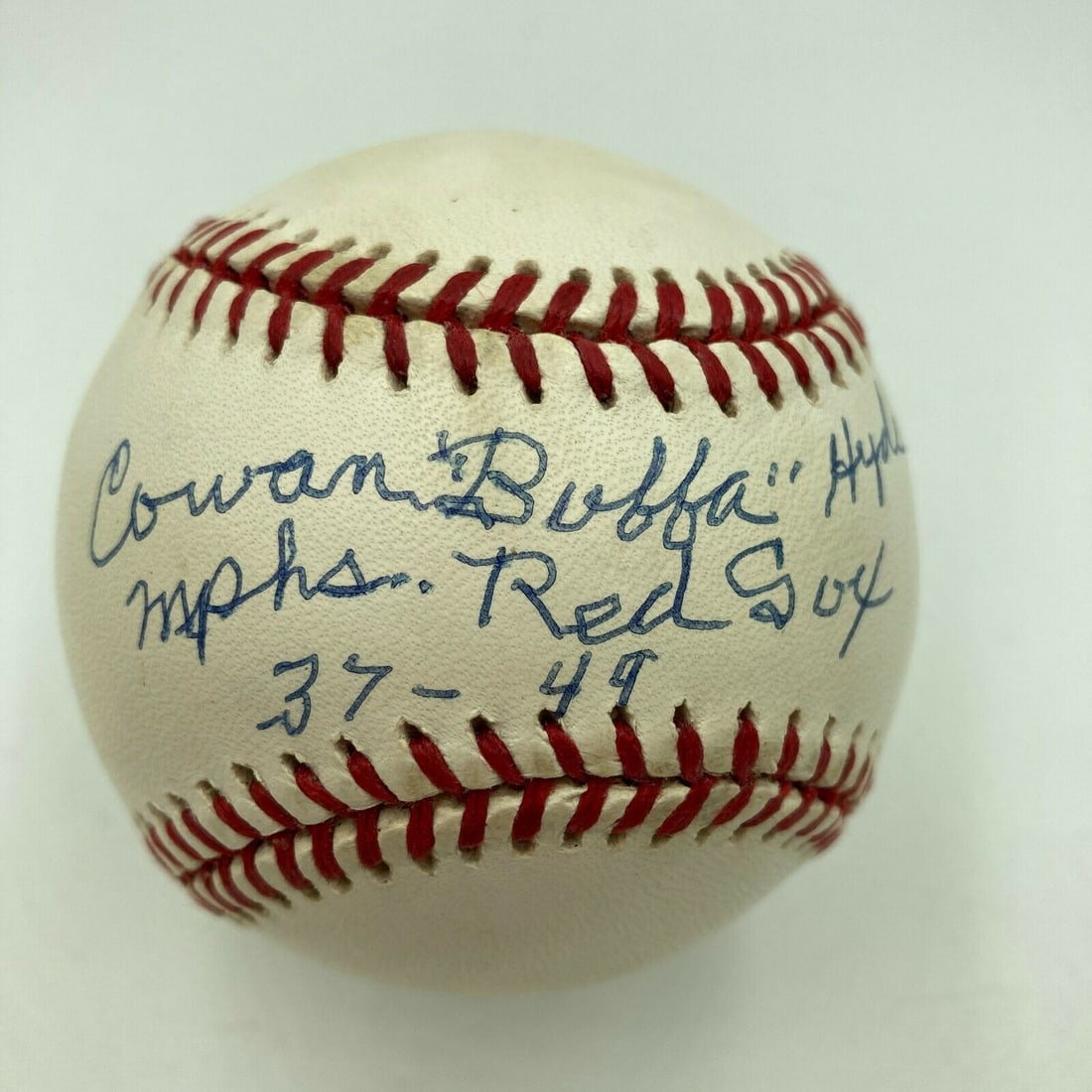 Cowan Hyde Signed Official Major League Baseball Negro League Legend JSA: Cowan Hyde Signed Official Major League Baseball Negro League Legend JSA Product: Ball Sport: Baseball-MLB Autograph Authentication: James Spence (JSA) Original/Reprint: Original Pre-Owned The MYNT Gu