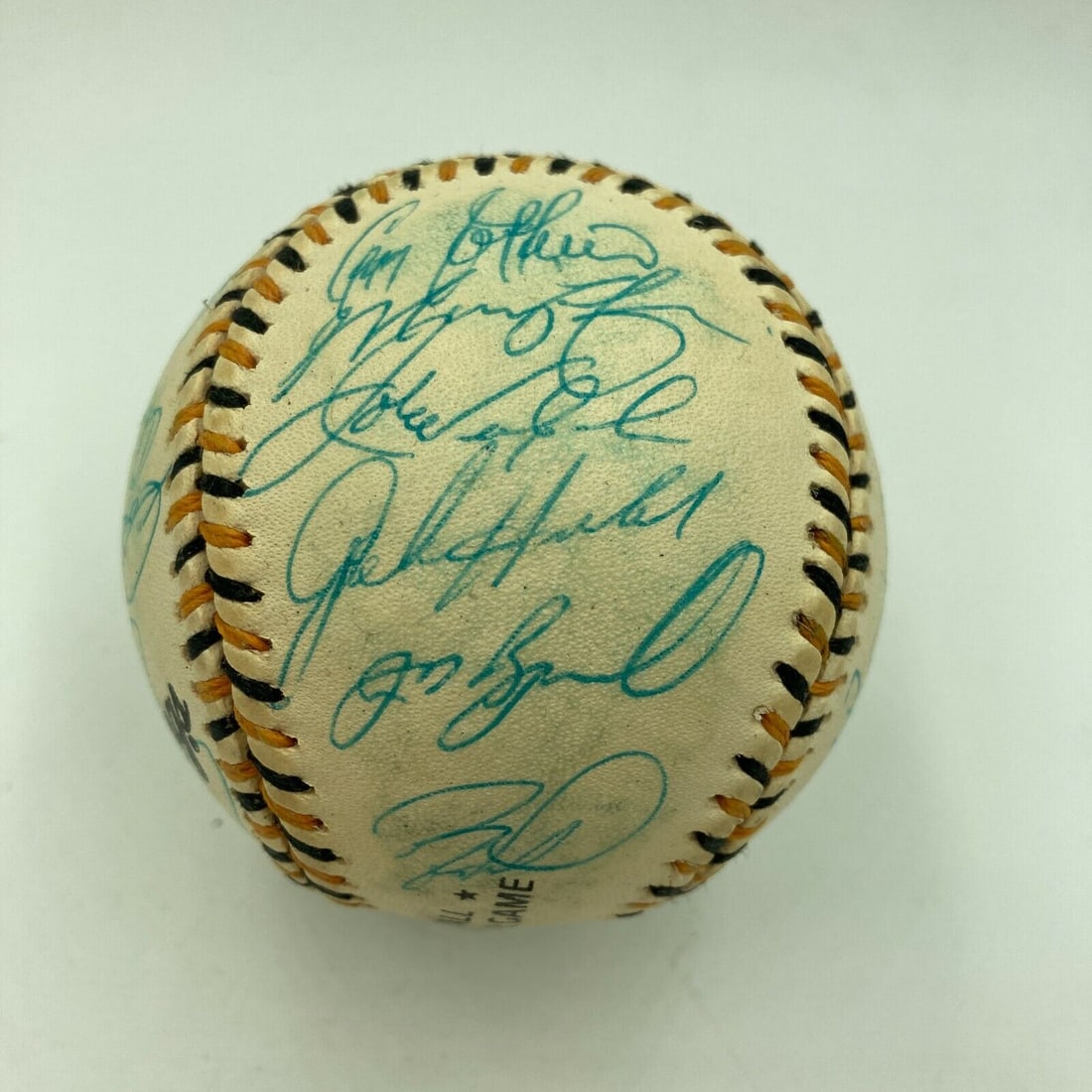 1994 All Star Game National League Team Signed Baseball Barry Bonds PSA DNA COA: 1994 All Star Game National League Team Signed Baseball Barry Bonds PSA DNA COA Product: Ball Sport: Baseball-MLB Autograph Authentication: Professional Sports (PSA/DNA) Player: Barry Bonds Original/R