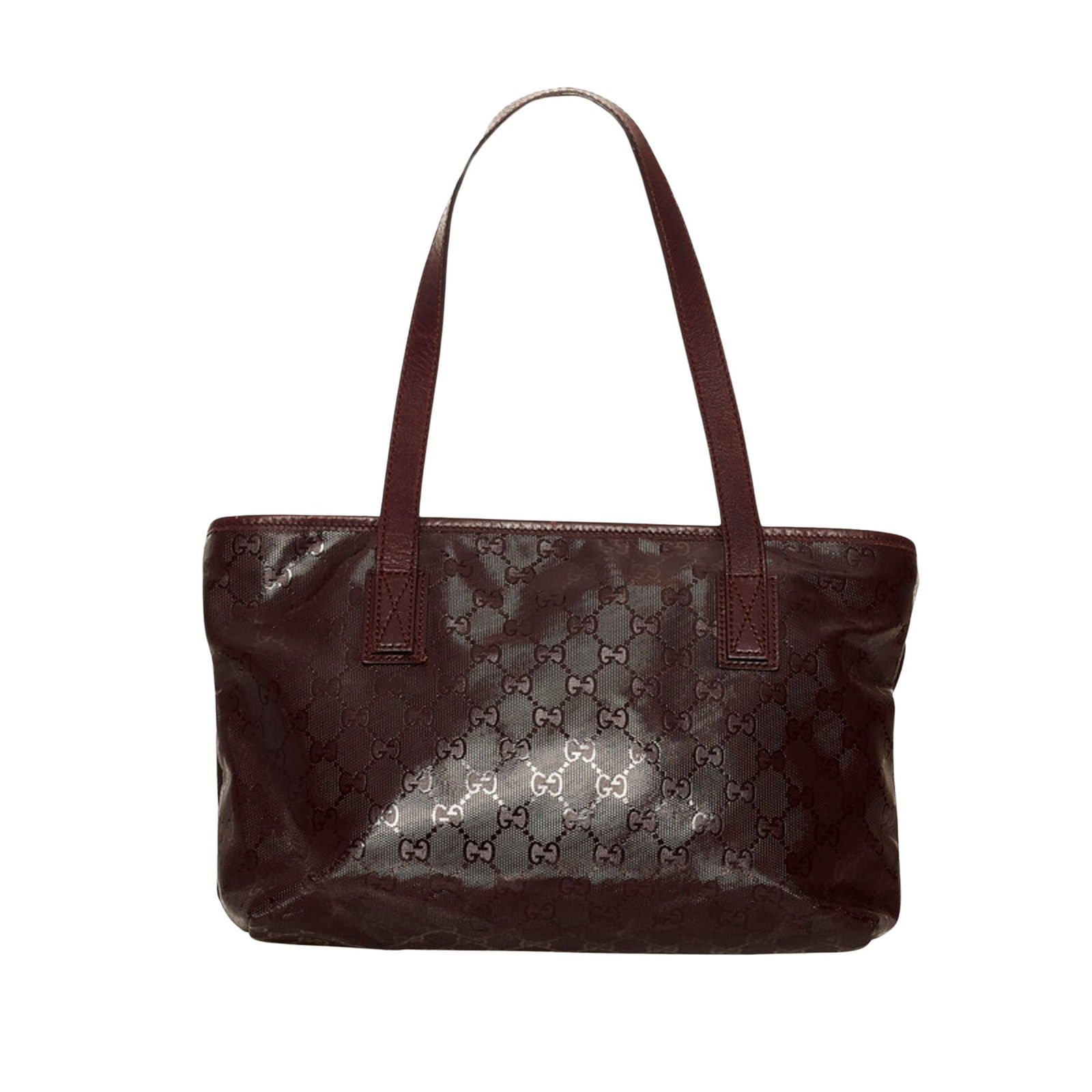 Gucci GG Imprime: Gucci GG Imprime Brand: Gucci Model: GG Imprime Color: Brown Material: Canvas Dimensions: H 19 cm x W 27.5 cm x D 8 cm Comments: Immerse yourself in the realm of luxury fashion with this stunning Gucc