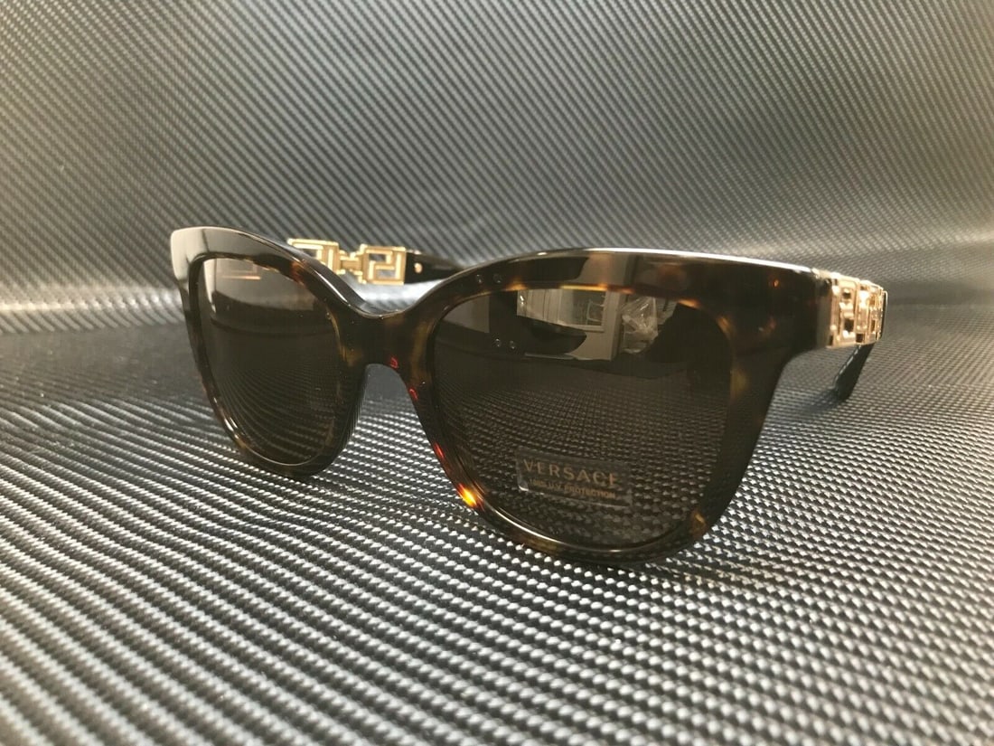 VERSACE VE4394 108 73 Havana Womens Cat Eye 54 mm Sunglasses: VERSACE VE4394 108 73 Havana Womens Cat Eye 54 mm Sunglasses Style: Cat Eye Type: Sunglasses Frame Color: Beige New The Mynt Guarantee: All items in this auction are guaranteed to be 100% authentic. A