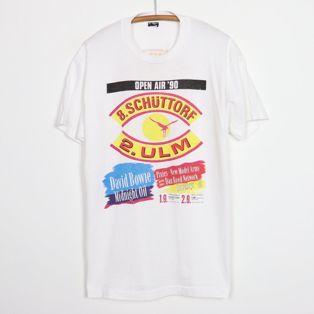 1990 Open Air Festival David Bowie The Pixies Concert Shirt: 1990 Open Air Festival David Bowie The Pixies Concert Shirt Original 1990 Open Air Festival David Bowie The Pixies Concert Shirt. This is a true vintage shirt, not a modern reproduction. Sizes vary so