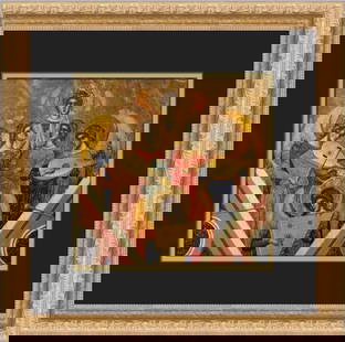Paolo Veneziano The Coronation of the Virgin Custom Framed Print: Paolo Veneziano The Coronation of the Virgin Custom Framed Print Unit Of Sale: Single Piece Artist: Paolo Veneziano Image Orientation: Landscape Size: Medium Signed: No Period: Contemporary (1970 - 20