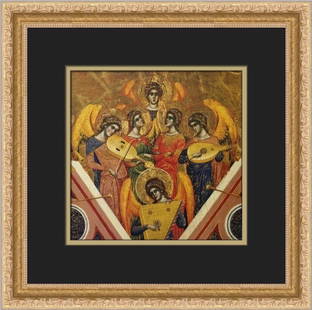 Paolo Veneziano The Coronation of the Virgin Custom Framed Print: Paolo Veneziano The Coronation of the Virgin Custom Framed Print Unit Of Sale: Single Piece Artist: Paolo Veneziano Image Orientation: Landscape Size: Medium Signed: No Period: Contemporary (1970 - 20