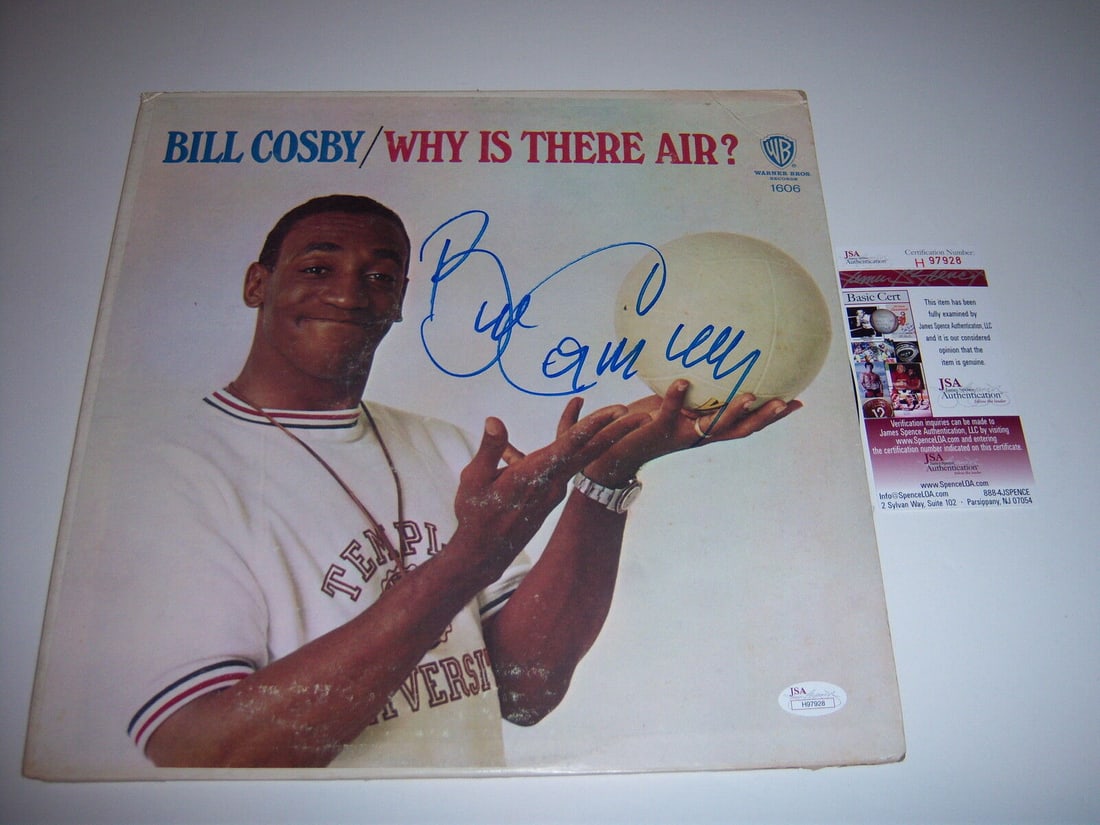BILL COSBY WHY IS THERE AIR JSA/COA SIGNED LP RECORD ALBUM: BILL COSBY WHY IS THERE AIR JSA/COA SIGNED LP RECORD ALBUM Object Type: ALBUM Industry: Television Original/Reproduction: Original Pre-Owned While the lot images are representative of the item, the si