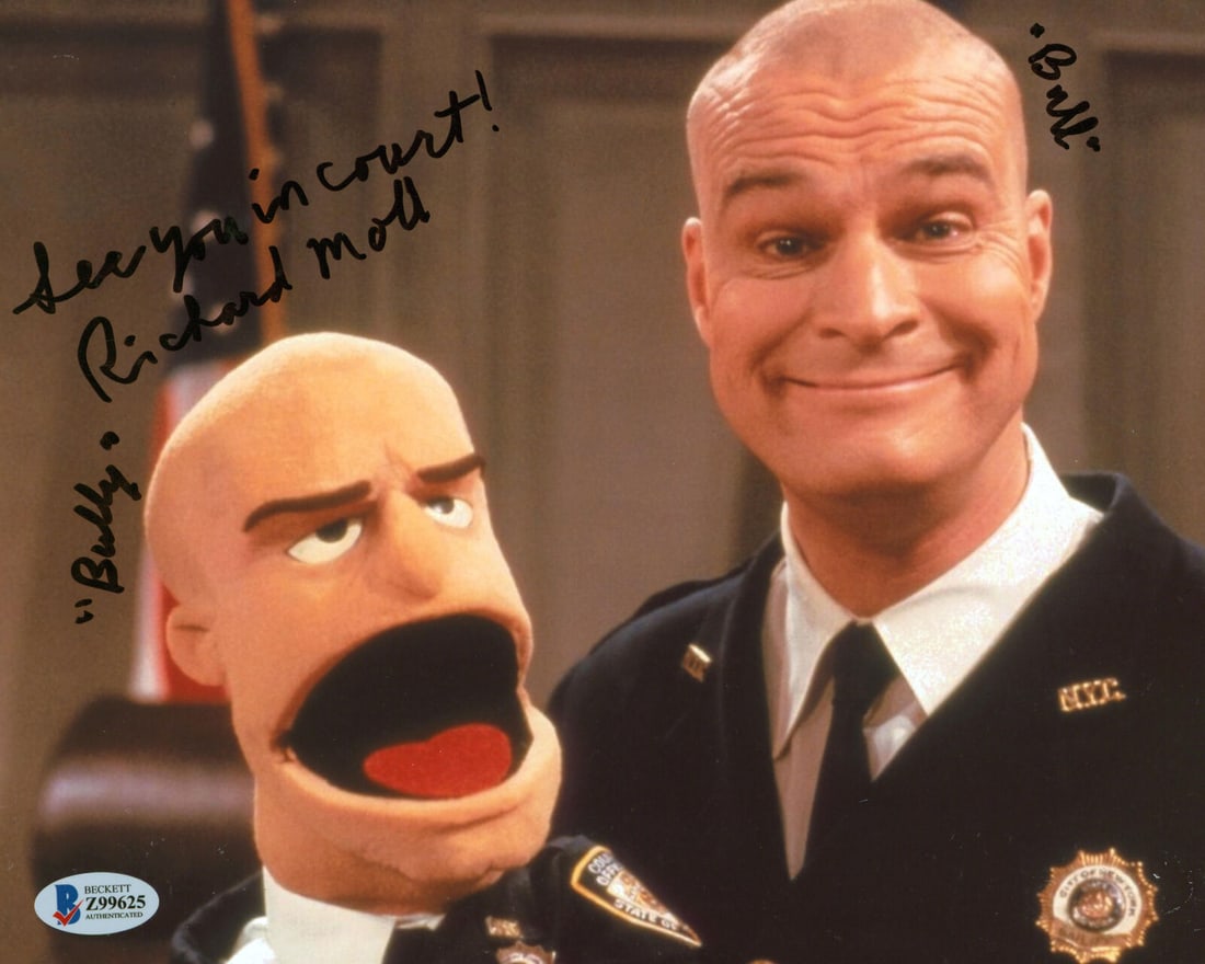 Richard Moll Night Court "See You In Court!" Signed 8x10 Photo BAS #Z99625: Richard Moll Night Court "See You In Court!" Signed 8x10 Photo BAS #Z99625 Industry: Movies Object Type: Photograph Original/Reproduction: Original Autograph Authentication: Beckett Product Coa: Becke